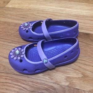Girls croc maryjanes